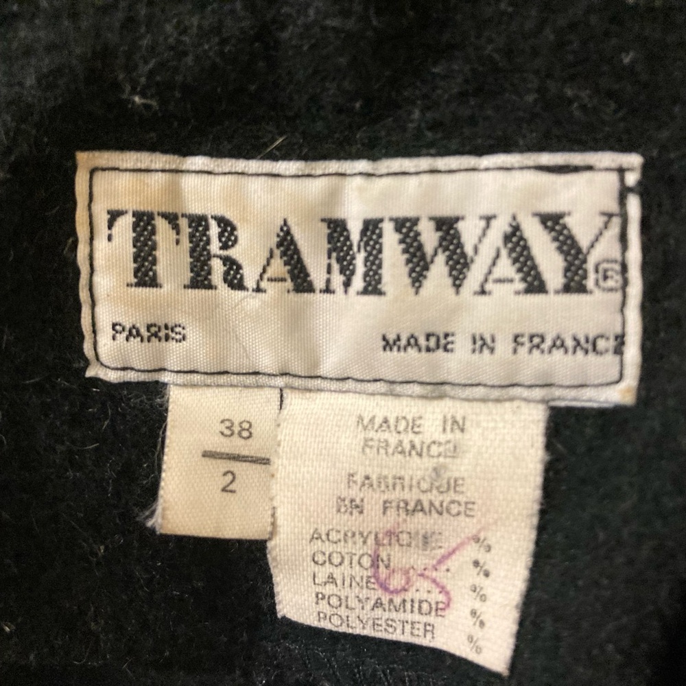 Paris company, Tamway black flax fur sweater. It is USA size 8, runs small - Picture 8 of 8